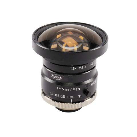Kowa / LM6HC - 1" 5MP 6mm F1.8 C-Mount Lens / Torchlight Vision