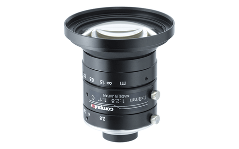 Computar / V0828-MPY2 - 1.1" 12MP 8mm F2.8 C-Mount Lens / Torchlight Vision