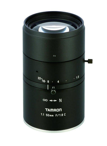 Tamron / M111FM50 - 1.1" 12MP 50mm F1.8 C-Mount Lens / Torchlight Vision