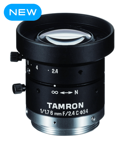 Tamron / M117FM06 - 1/1.7" 6MP 6mm F2.4 C-Mount Lens / Torchlight Vision