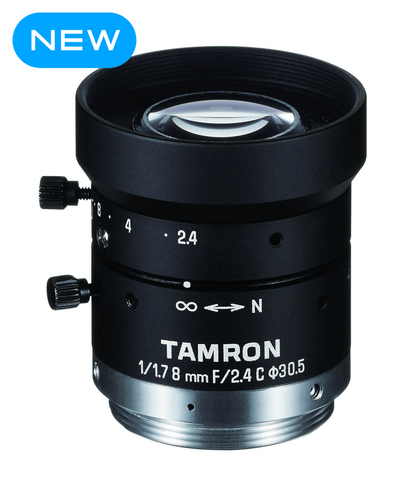 Tamron / M117FM08 - 1/1.7" 6MP 8mm F2.4 C-Mount Lens / Torchlight Vision