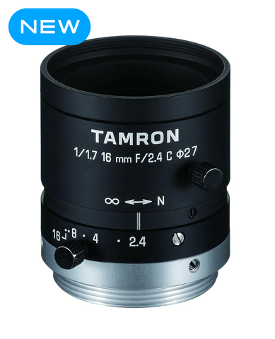 Tamron / M117FM16 - 1/1.7" 6MP 16mm F2.4 C-Mount Lens / Torchlight Vision
