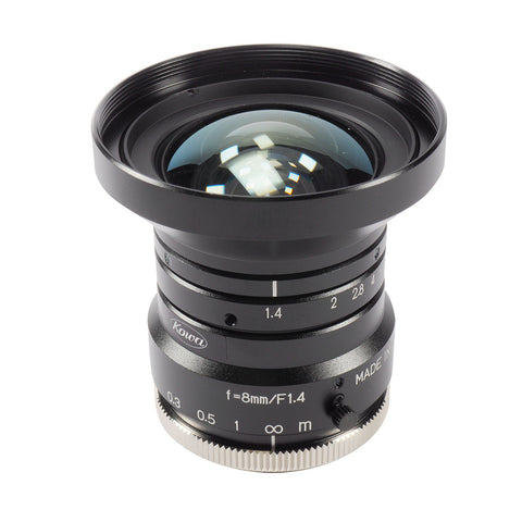 LM8HC-SW - 1" 8mm F1.4 C-Mount Lens