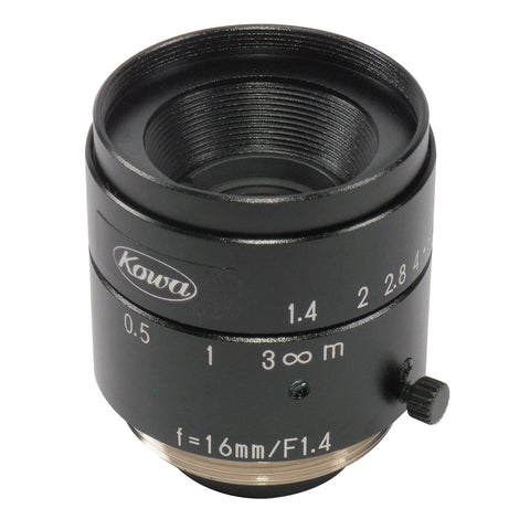 LM16JC - 2/3" 16mm F1.4 C-Mount Lens