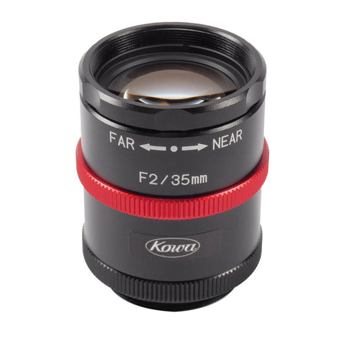 Kowa / LM35JCM-V - 2/3" 2MP 35mm F2.0 Ruggedized C-Mount Lens / Torchlight Vision
