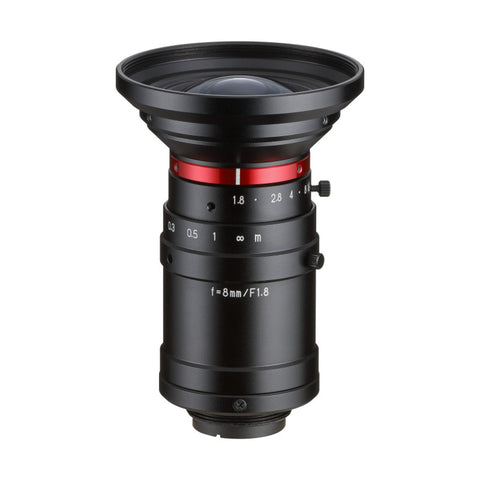 LM8HC-VIS-SW - 1" 12MP 8mm F1.8 C-Mount Lens